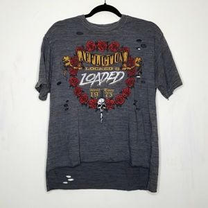 Affliction Distressed Graphic Tee